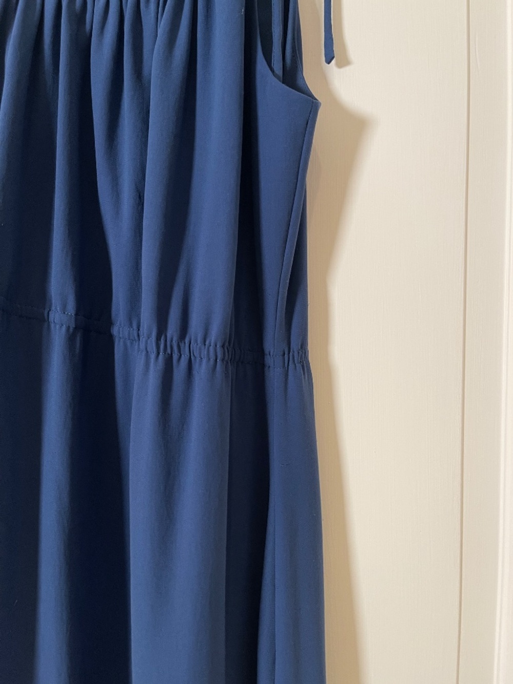 Theory Tylie - NWT- deep blue fluid maxi dress spaghetti strap jersey women S - Picture 6 of 8